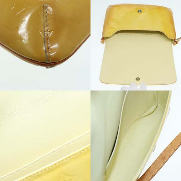 LOUIS VUITTON Monogram Vernis Thompson Street Bag Lime Yellow M91071 - Picture 11 of 12